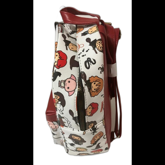 Harry Potter Chibi Mini Backpack BioWorld Zip Adjustable Straps Hogwarts Express - Picture 3 of 5